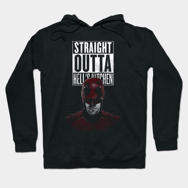 Straight outta Hell Hoodie by RetroFreak